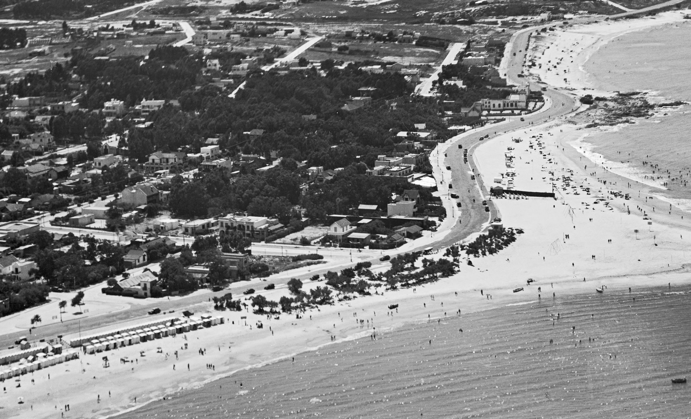 Vista aérea del Barrio Malvín - década 1920