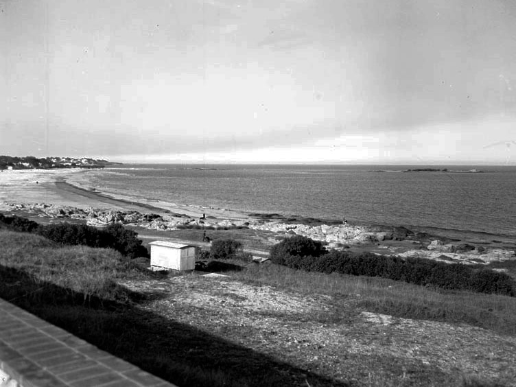 Perspectiva de la Playa Mansa de Malvín - década de 1950